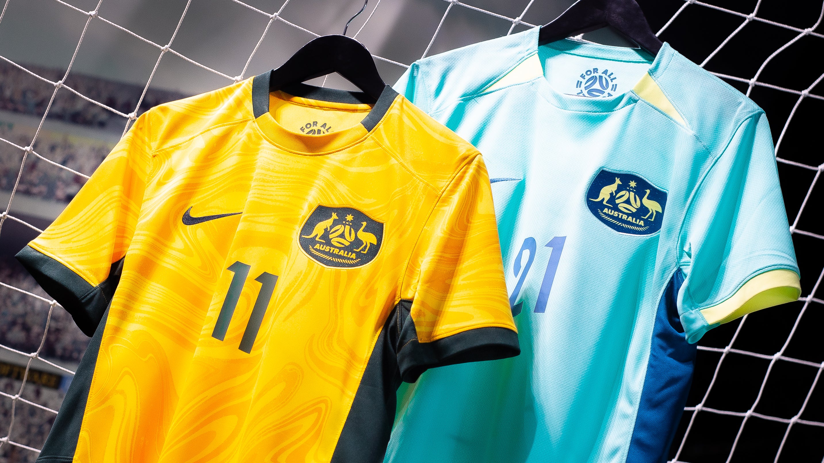 Nike Australia Womens Home and Away Kits - 2023 â SPT Football | Australia True Football Destination