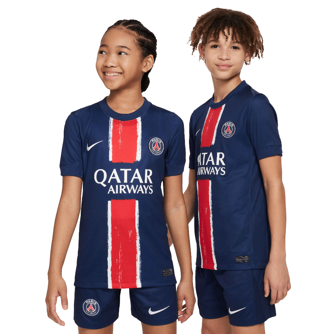 PSG FC Kids Home Jersey 2024 25 SPT Football Free Shipping Australia wide