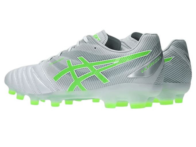 Asics Ultrezza 3 FG Senior Football Boots - White/Green Gecko