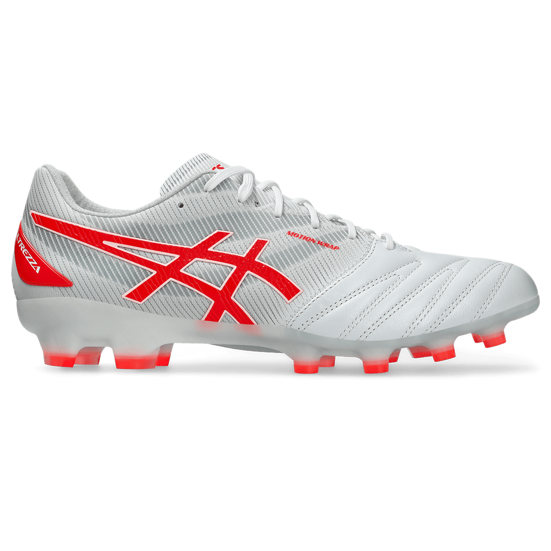 Asics Ultrezza FG Senior Football Boots White/Flash Red SPT
