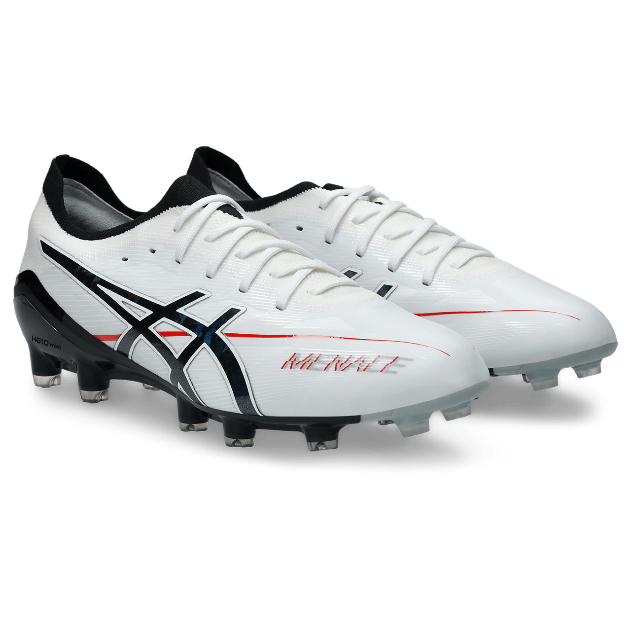 Asics Menace 5 FG Senior Football Boots - White/Black