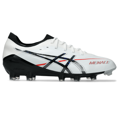 Asics Menace 5 FG Senior Football Boots - White/Black