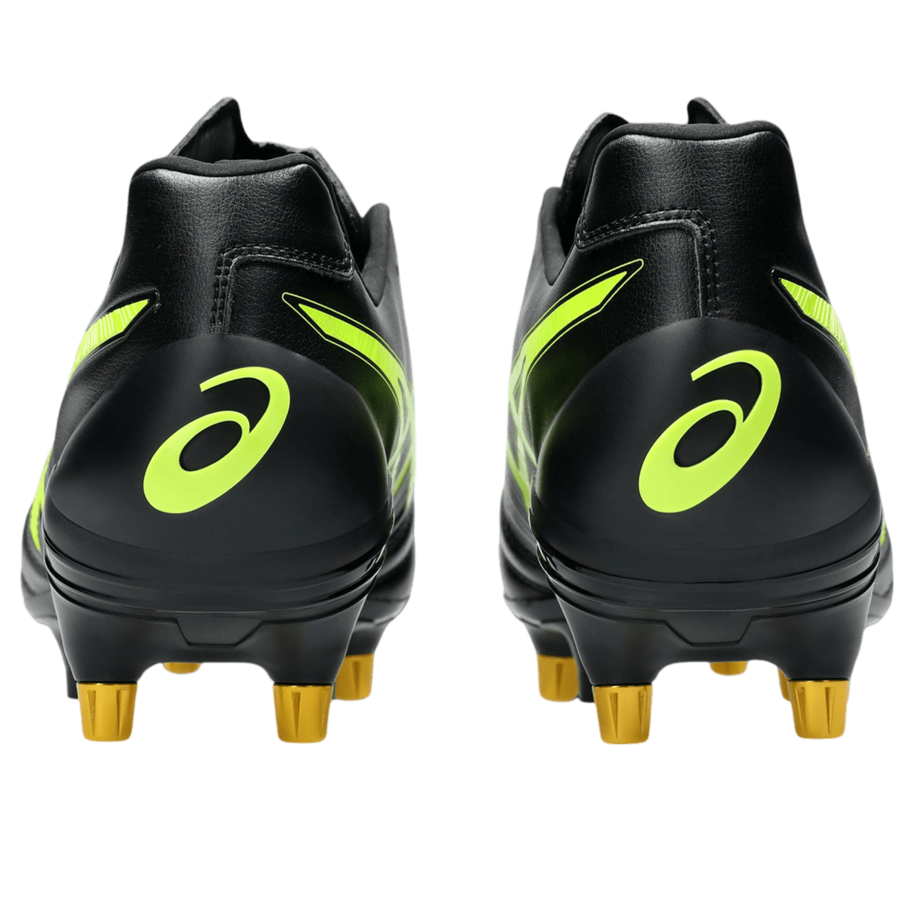 Asics Lethal Relentless SG Senior Rugby Boots - Black/Safety Yellow