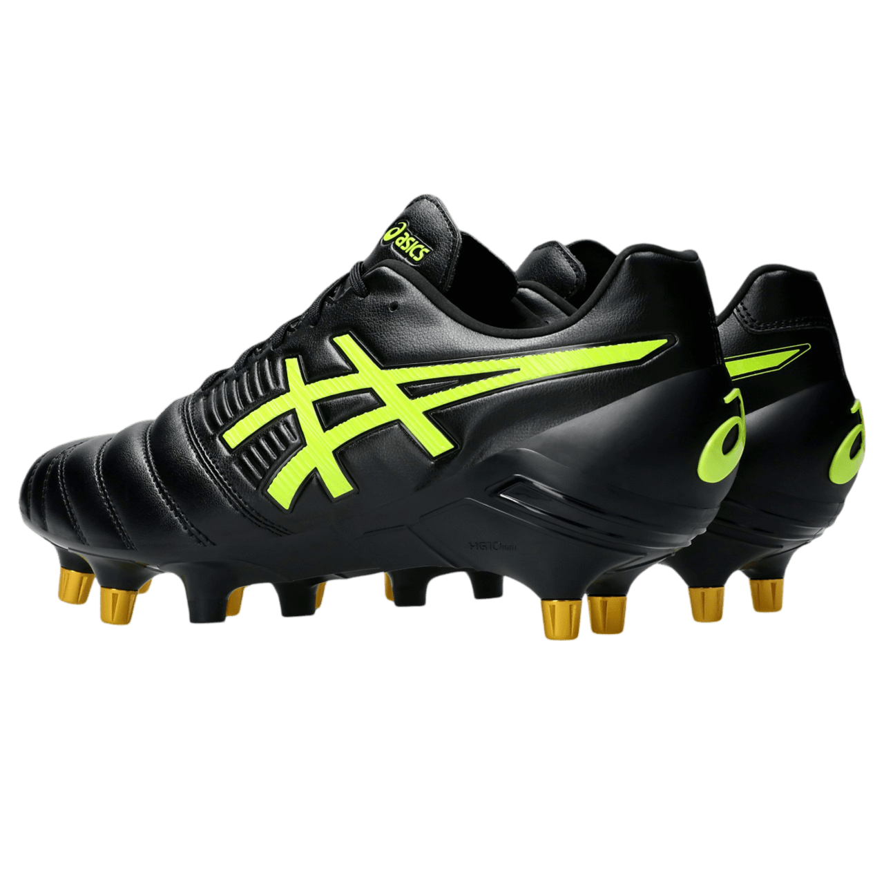 Asics Lethal Relentless SG Senior Rugby Boots - Black/Safety Yellow