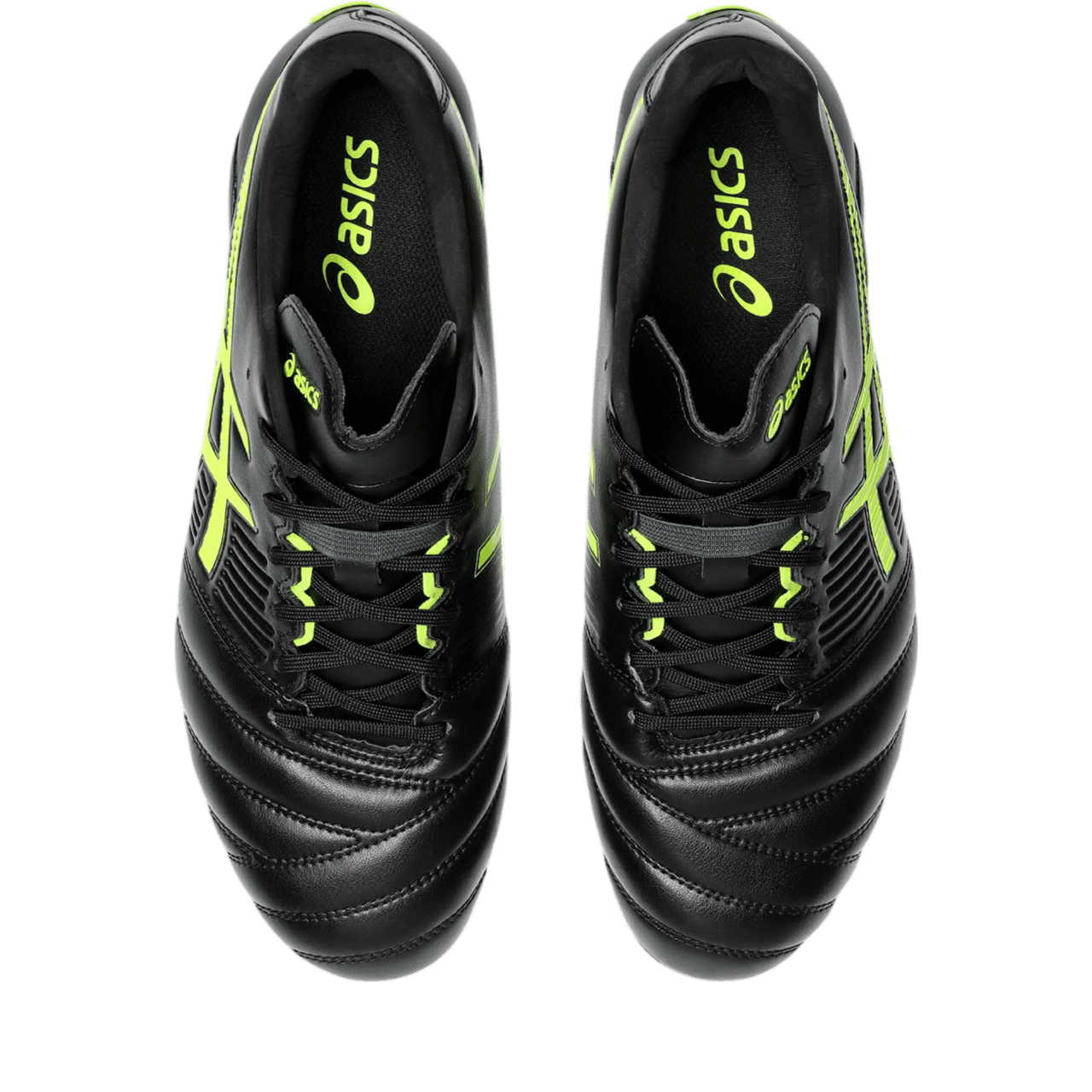 Asics Lethal Relentless SG Senior Rugby Boots - Black/Safety Yellow