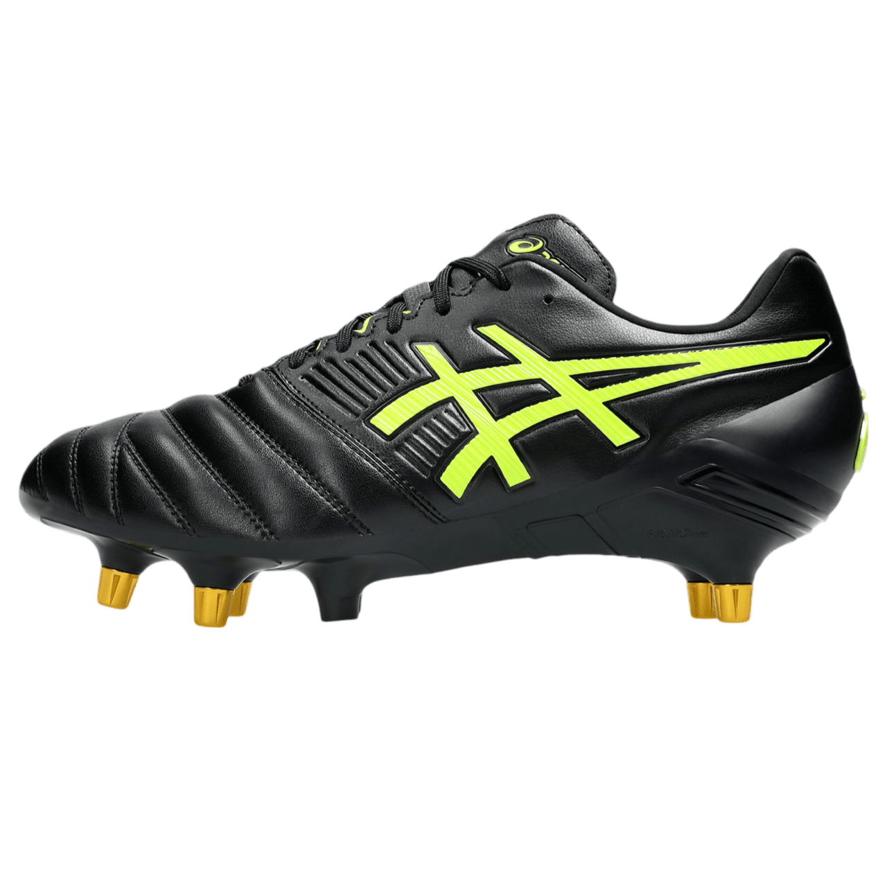 Asics Lethal Relentless SG Senior Rugby Boots - Black/Safety Yellow