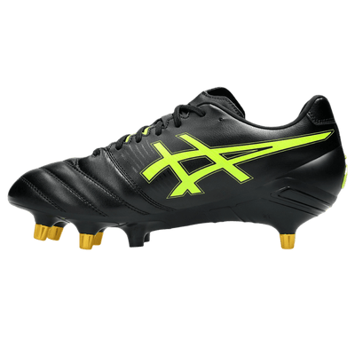 Asics Lethal Relentless SG Senior Rugby Boots - Black/Safety Yellow