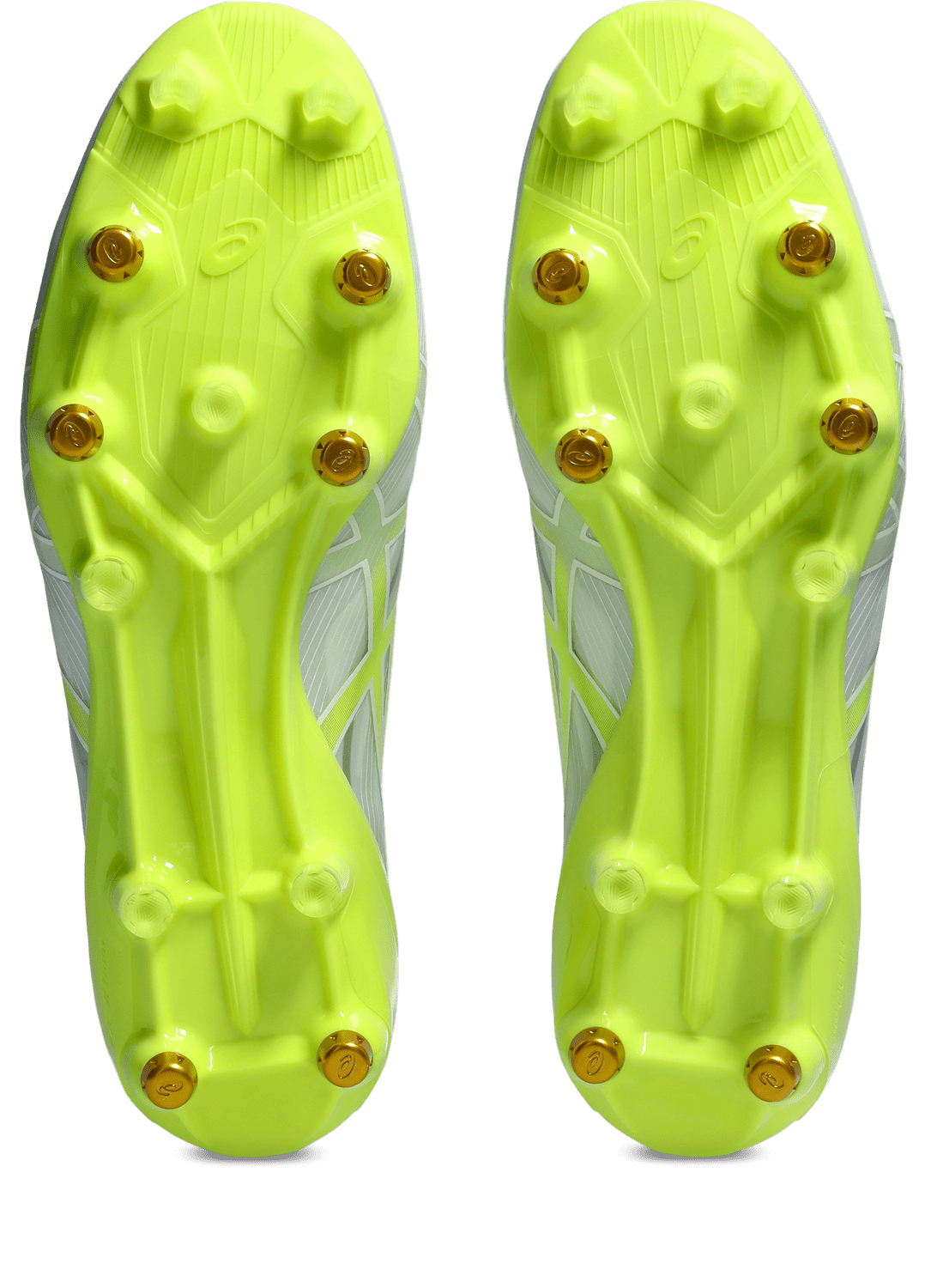 Asics Menace 5 Hybrid FG Senior Football Boots - White/Safety