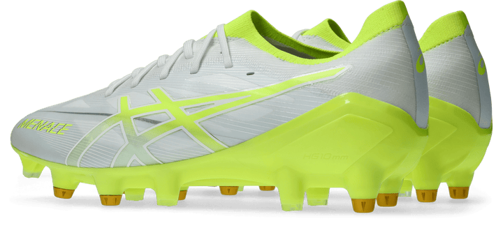 Asics Menace 5 Hybrid FG Senior Football Boots - White/Safety
