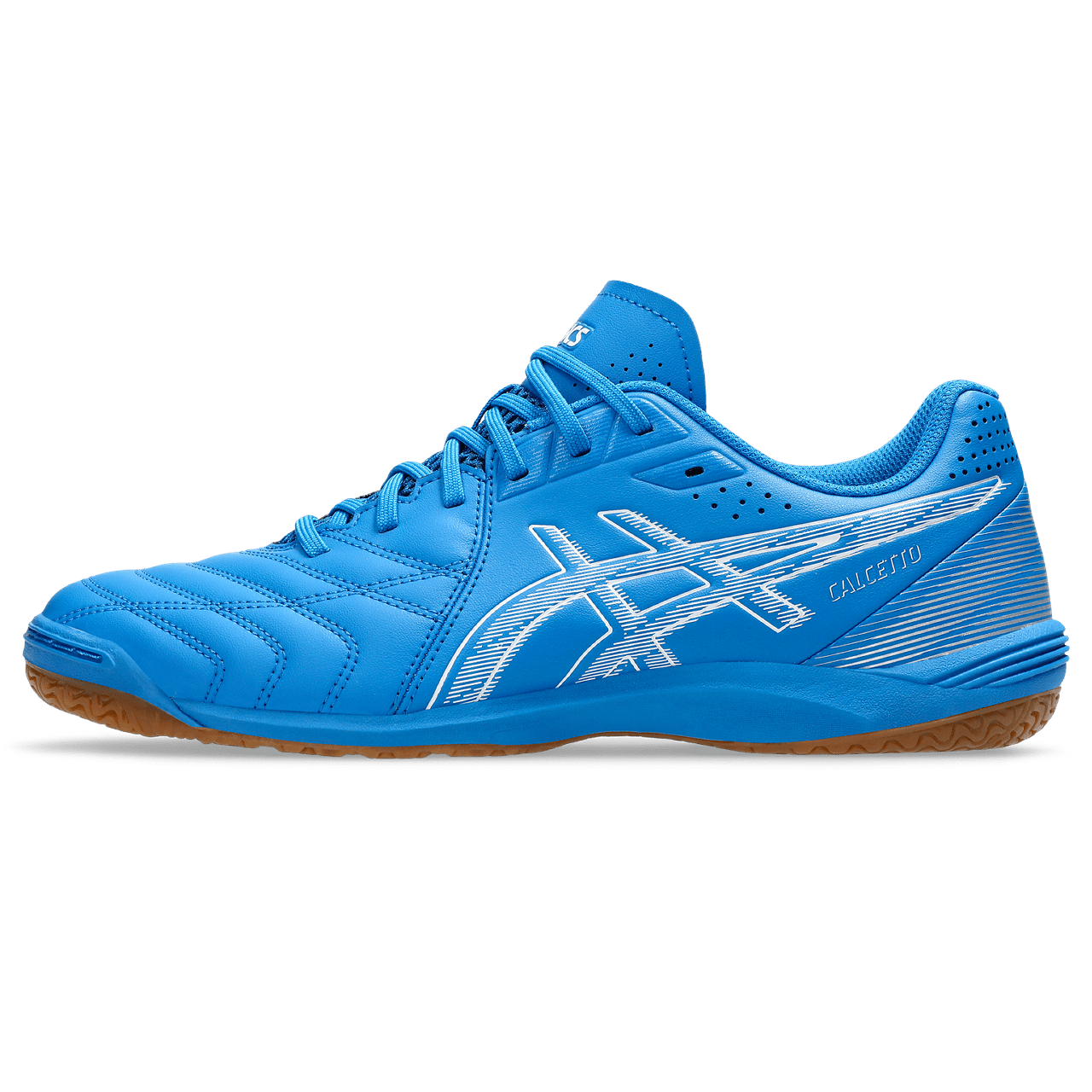 Asics Calcetto WD 9 Senior Indoor Football Boots - Directoire Blue/White