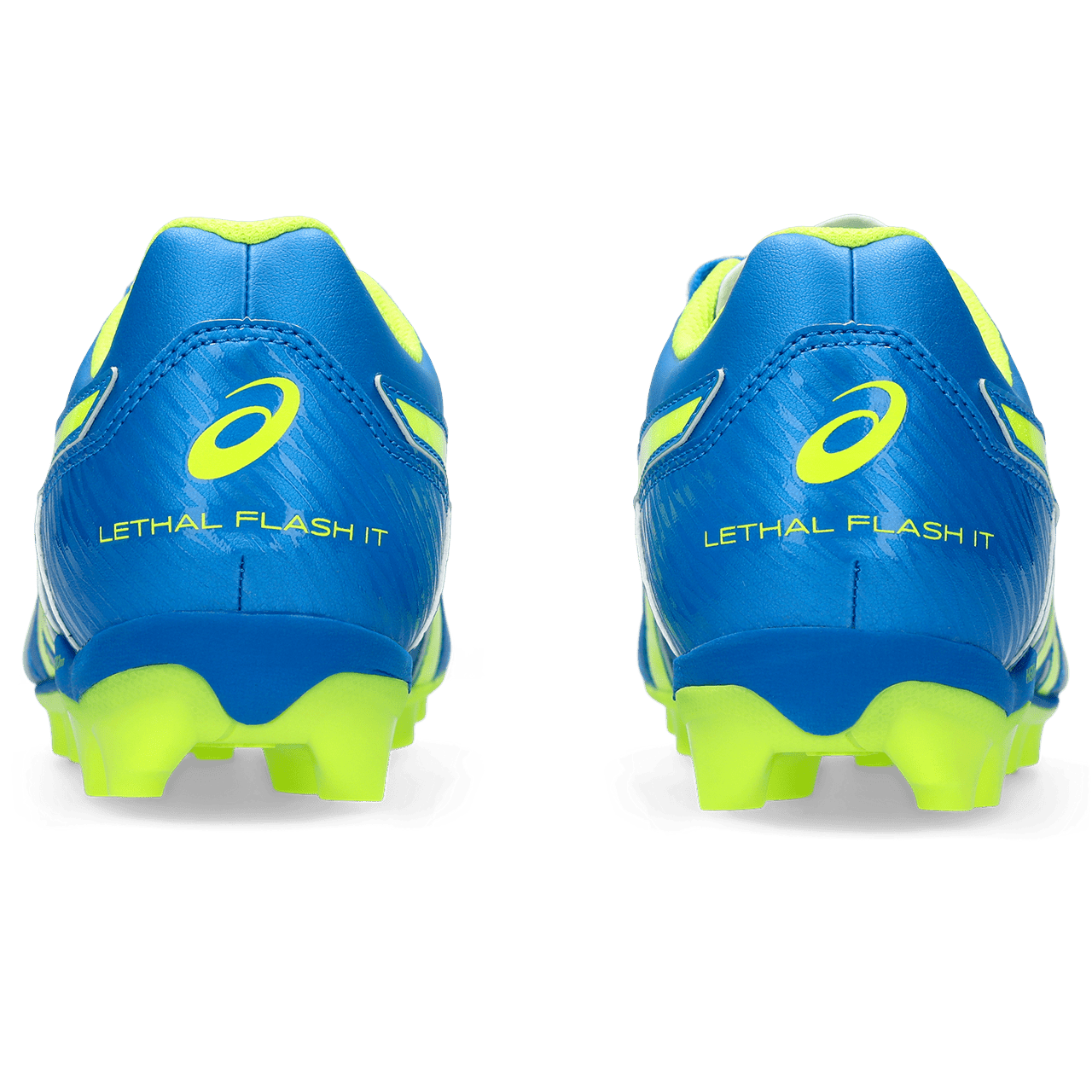 Asics Lethal Flash IT 2 GS Junior Football Boot ELECTRIC BLUE/YELLOW