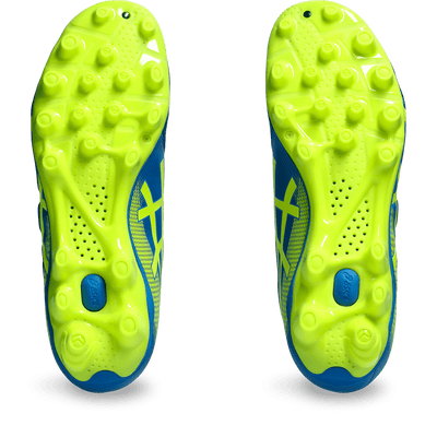 Asics Lethal Tigreor IT 3 FG Junior Football Boot BLUE/SAFTETY YELLOW