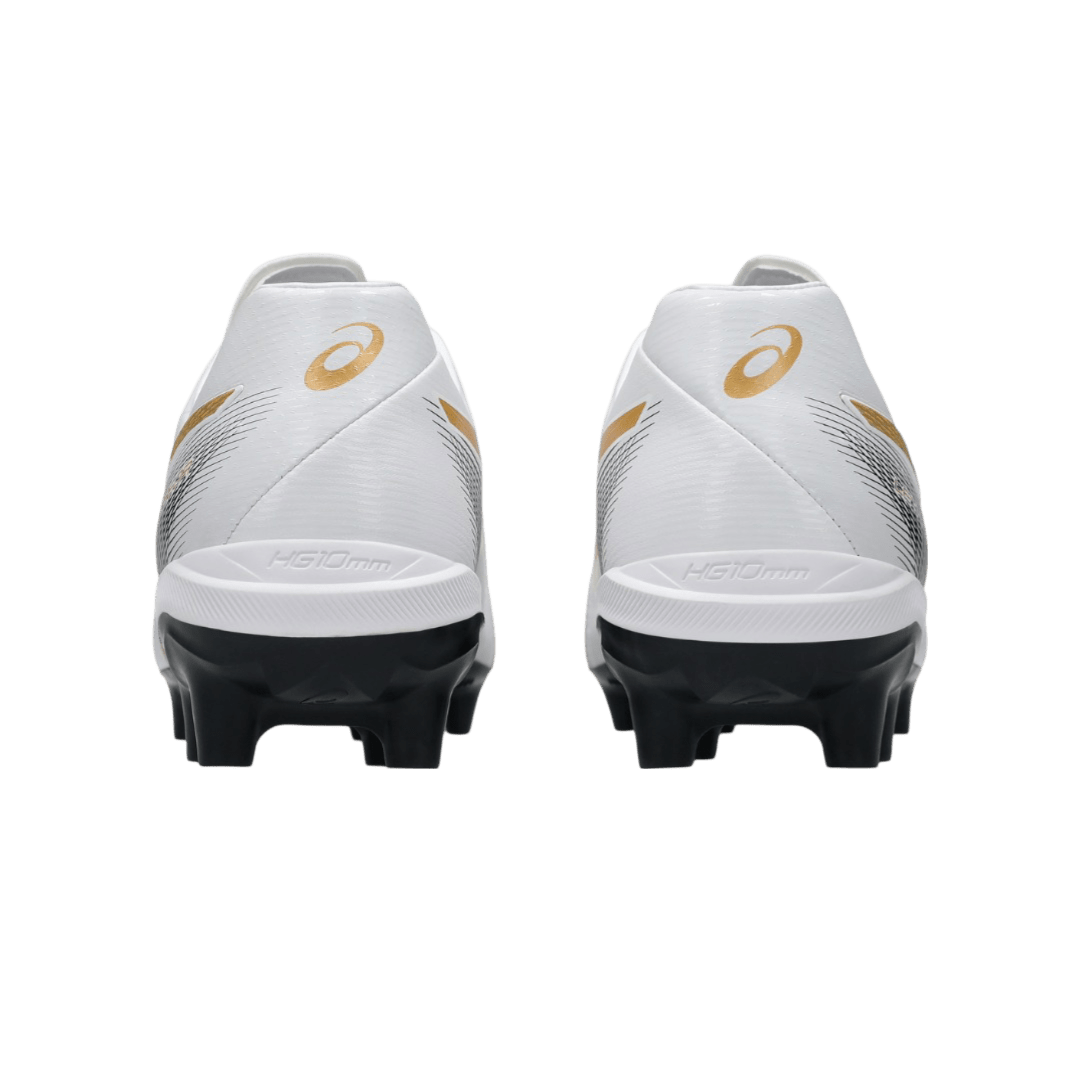 Asics Lethal Tigreor 4 IT FG Senior Football Boots - White/Pure Gold