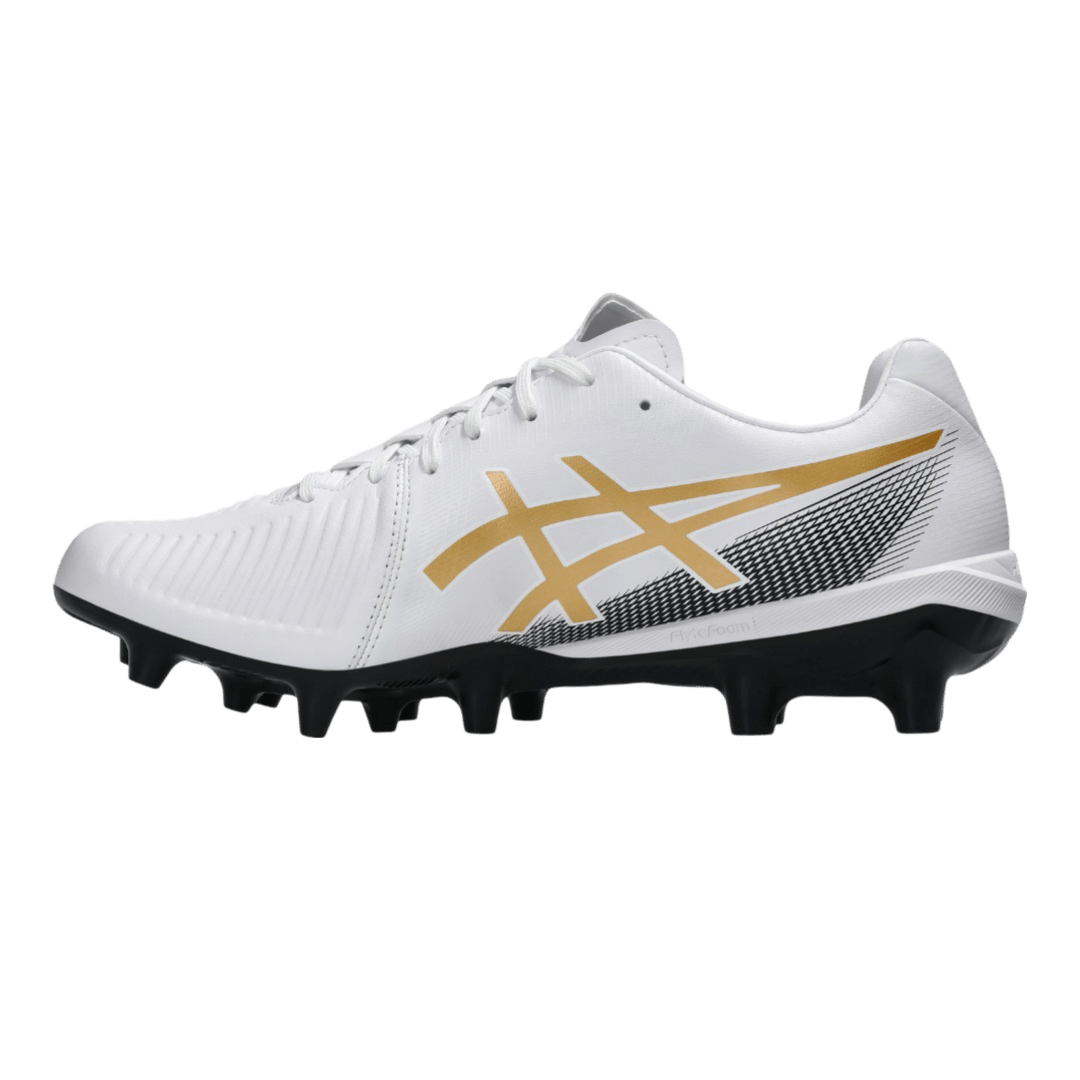 Asics Lethal Tigreor 4 IT FG Senior Football Boots - White/Pure Gold