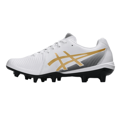 Asics Lethal Tigreor 4 IT FG Senior Football Boots - White/Pure Gold