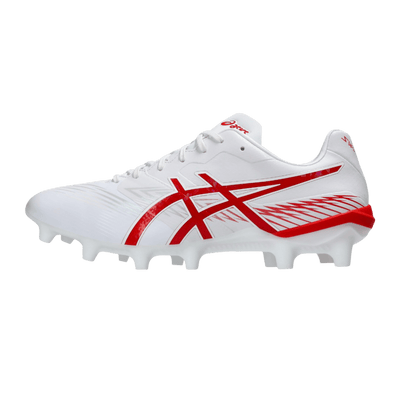 Asics Swift Strike FG Senior Football Boots - White/Fiery Red