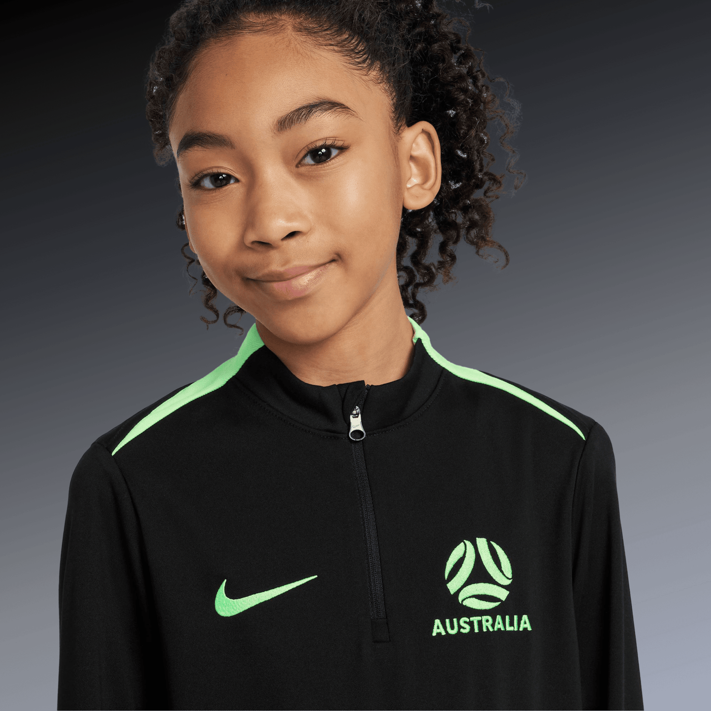 Australia National Kids Dri-Fit Academy Pro Drill Top 2025