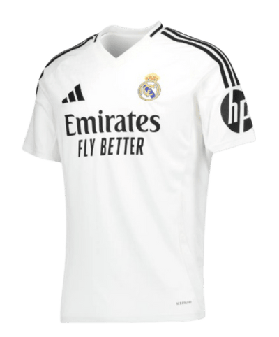 Kylian Mbappe #9 Real Madrid Adults Home Jersey - 2024/25 - La Liga or Champions League Badge