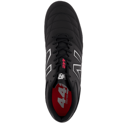 New Balance 442 V2 Team FG Senior Football Boot Black/White 2E Width