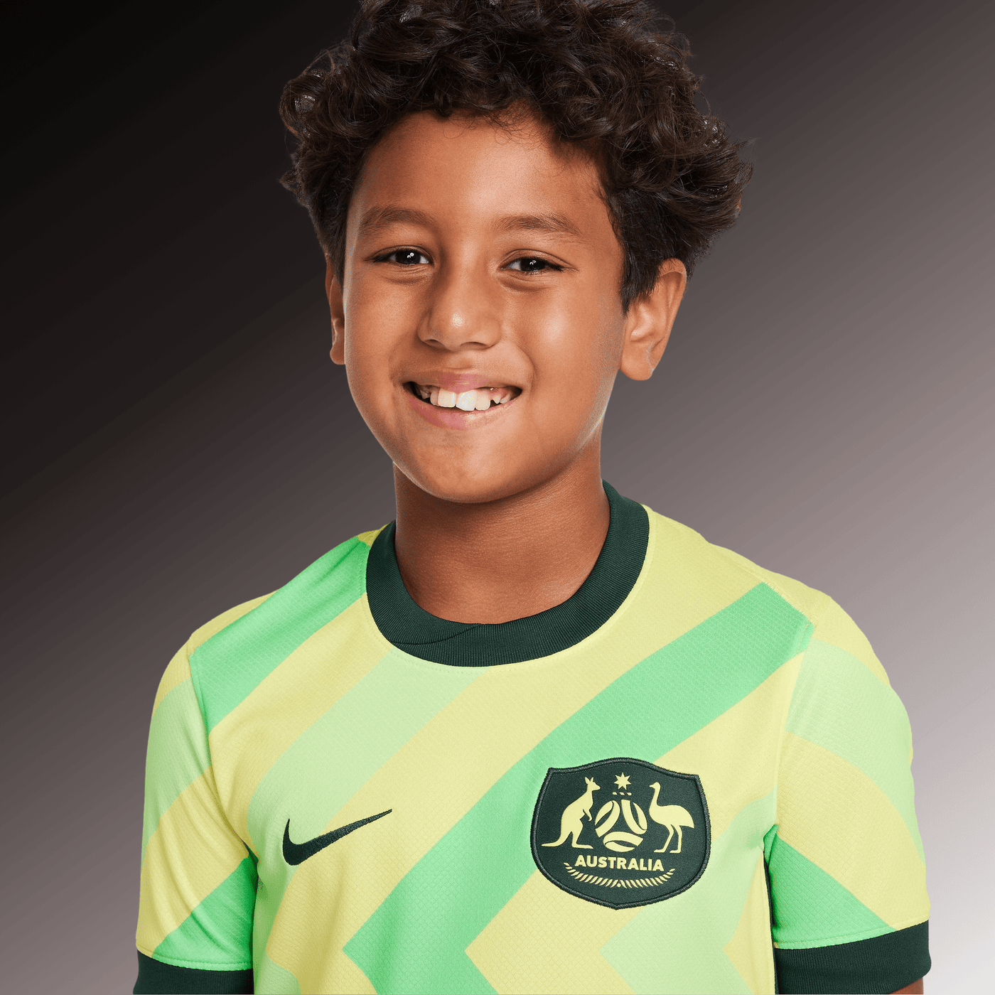 Australia National Kids Dri-Fit Home Jersey 2025