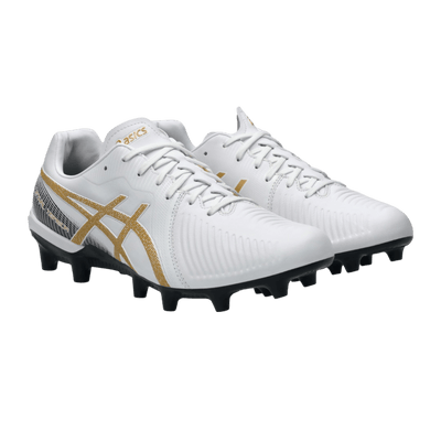 Asics Lethal Tigreor 4 IT FG Senior Football Boots - White/Pure Gold