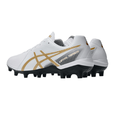 Asics Lethal Tigreor 4 IT FG Senior Football Boots - White/Pure Gold