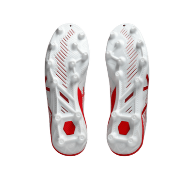 Asics Swift Strike FG Senior Football Boots - White/Fiery Red