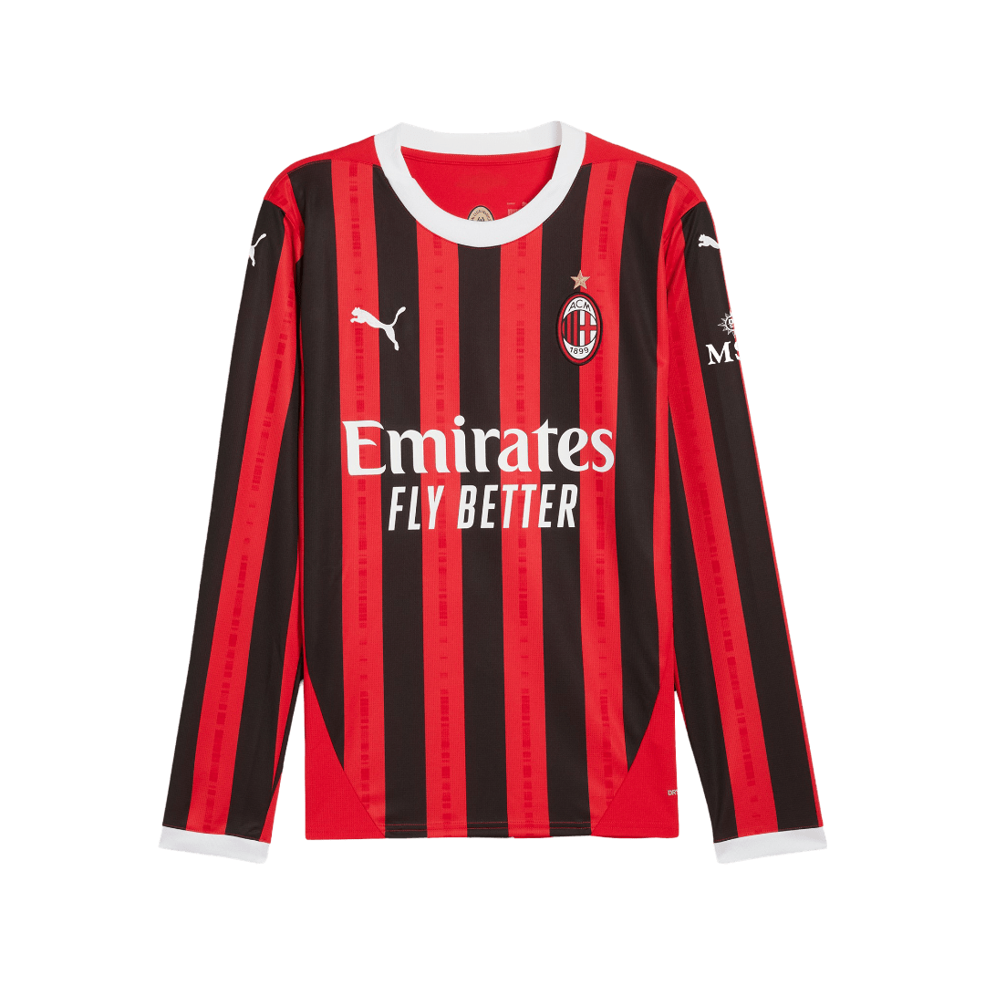 AC Milan FC Adults Home LS Jersey 2024/25