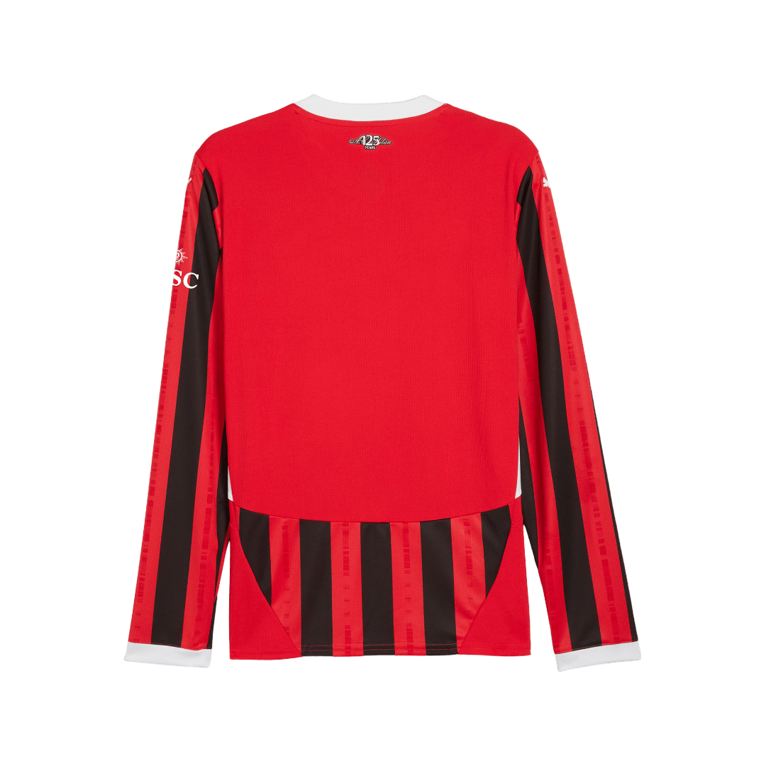 AC Milan FC Adults Home LS Jersey 2024/25