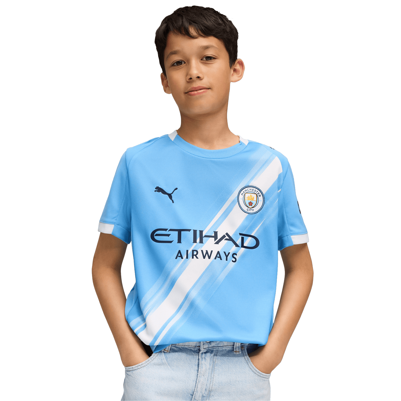 Manchester City FC Kids Home Jersey 2025/26
