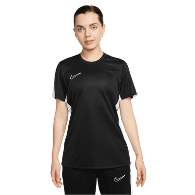 Nike Academy Dri-FIT Women's Short-Sleeve Football Top - Black/White