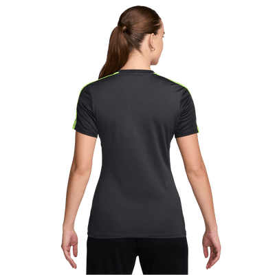 Nike Academy Dri-FIT Women's Short-Sleeve Football Top - Grey/Yellow