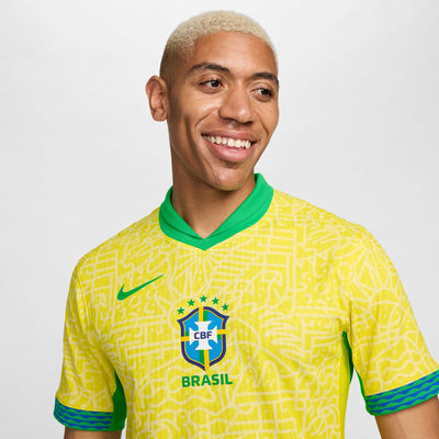 Brazil National Adults Authentic Home Jersey 2024