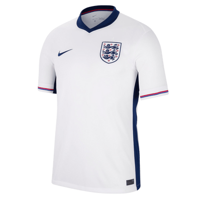 England (Men's Team) 2024/25 Stadium Home Men's Nike Dri-FIT Soccer Replica Jersey