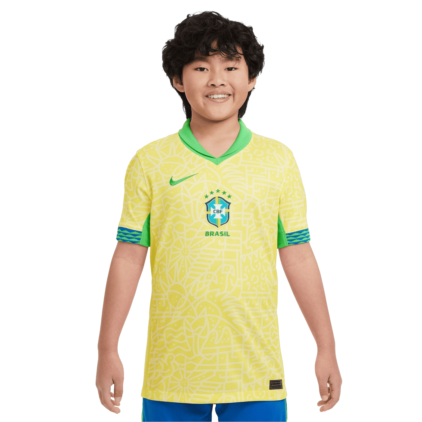 Brazil National Kids Home Jersey 2024