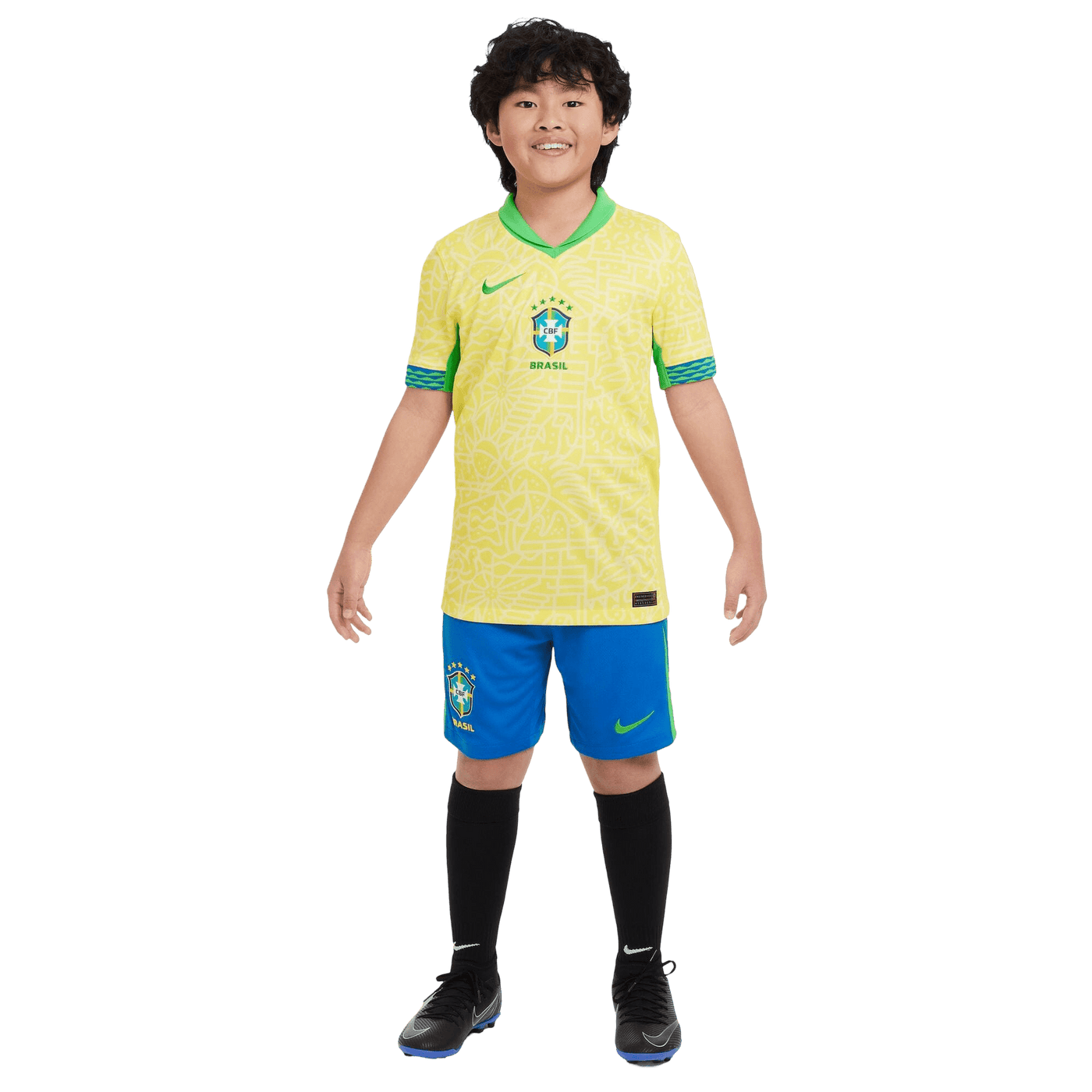 Brazil National Kids Home Jersey 2024