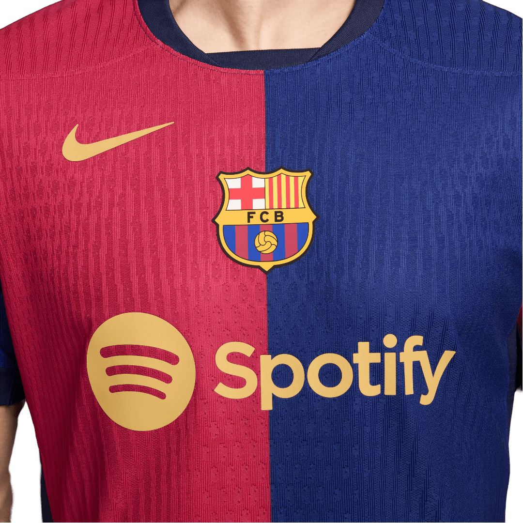 Barcelona FC Adults Authentic Home Jersey 2024/25