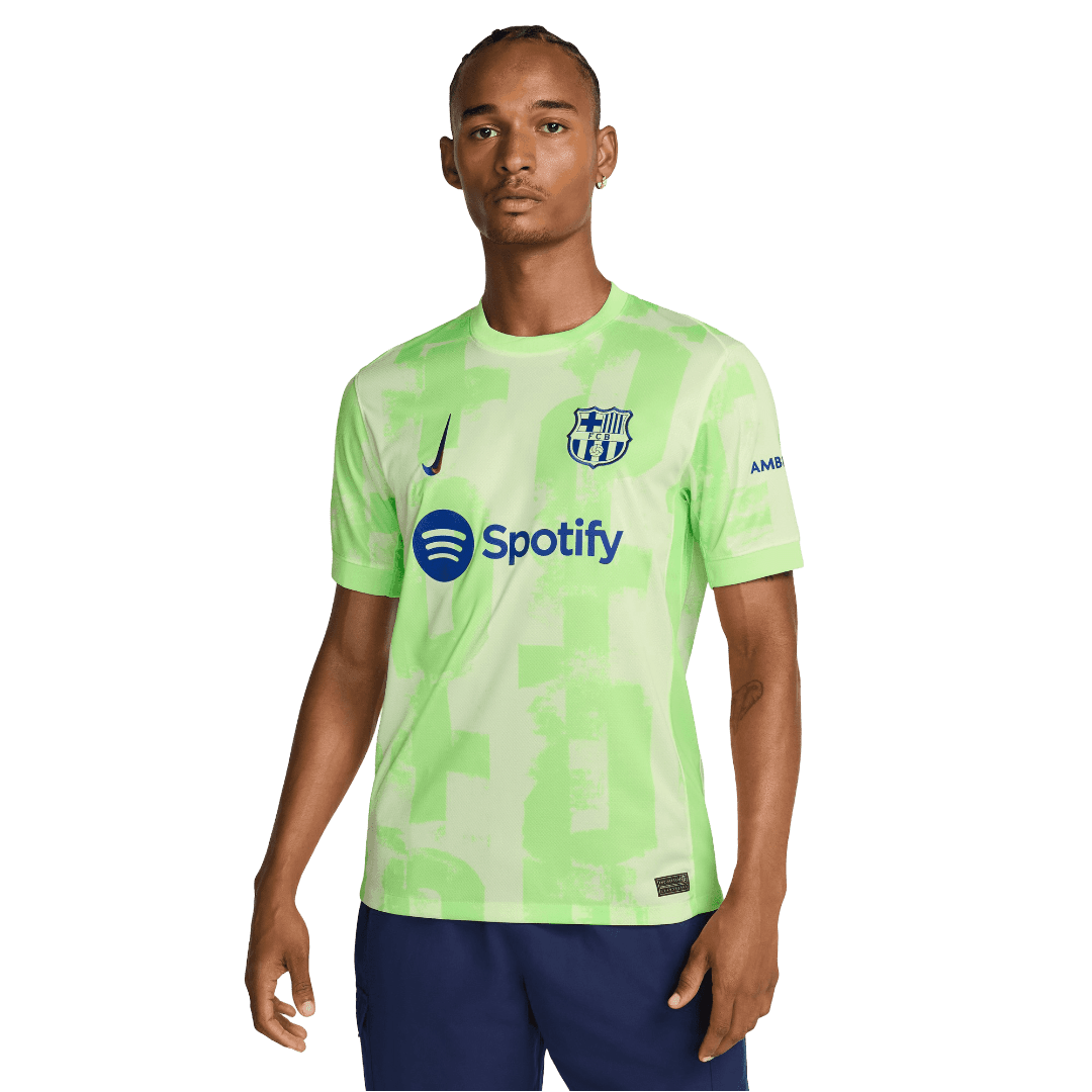 Barcelona FC Adults 3rd Jersey 2024 25 SPT Football Free Shipping Australia wide