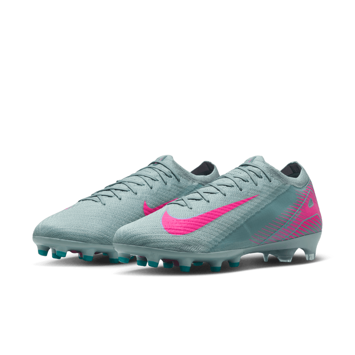 grey and pink nike boots