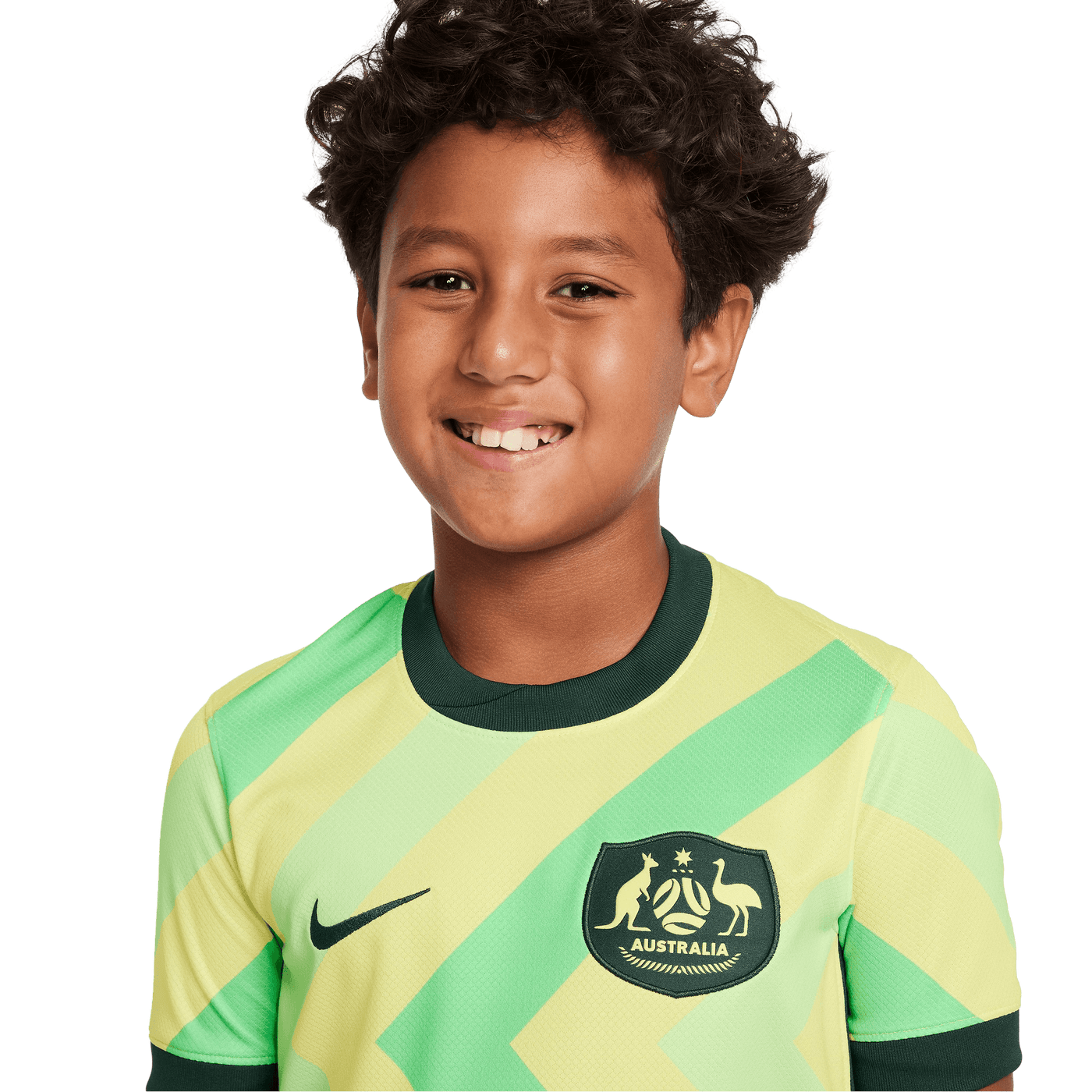 Australia National Kids Dri-Fit ADV Home Jersey 2025