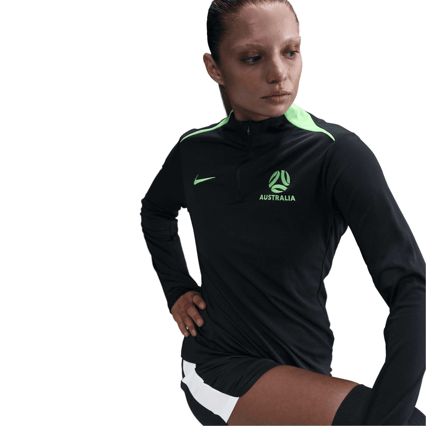 Australia National Womens Dri-Fit Academy Pro Drill Top 2025