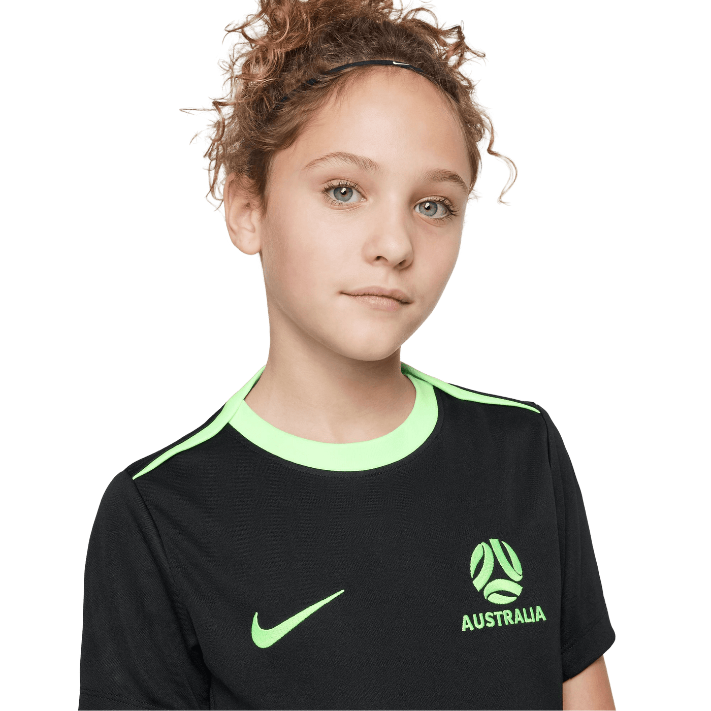 Australia National Kids Dri-Fit Academy Pro SS Top K 2025