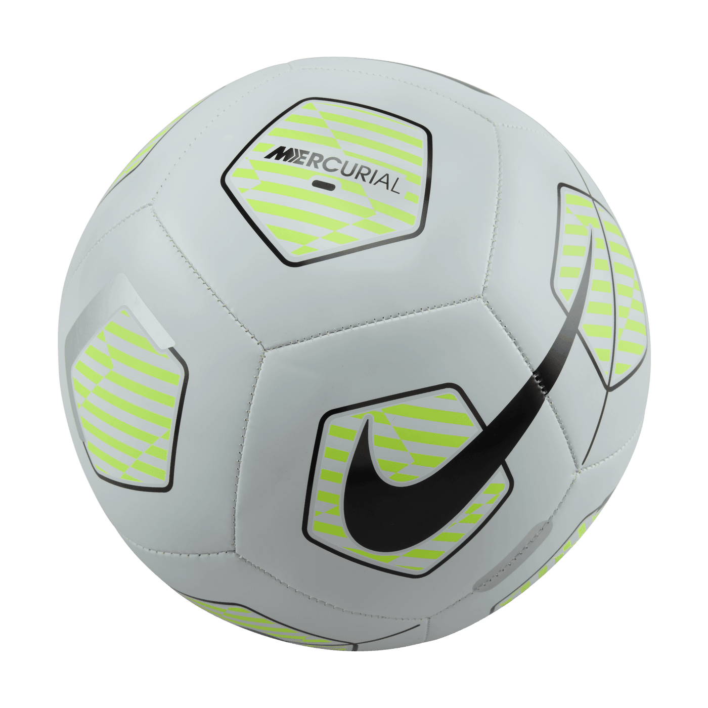 Nike Mercurial Fade Soccer Ball - Black/Volt (Front of ball)