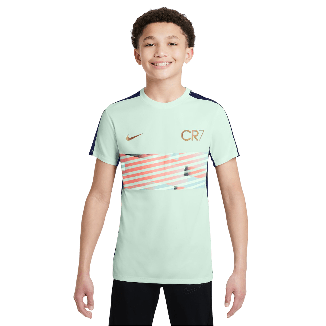 Nike CR7 Academy23 Big Kids' Dri-FIT Soccer Top - Barely Green