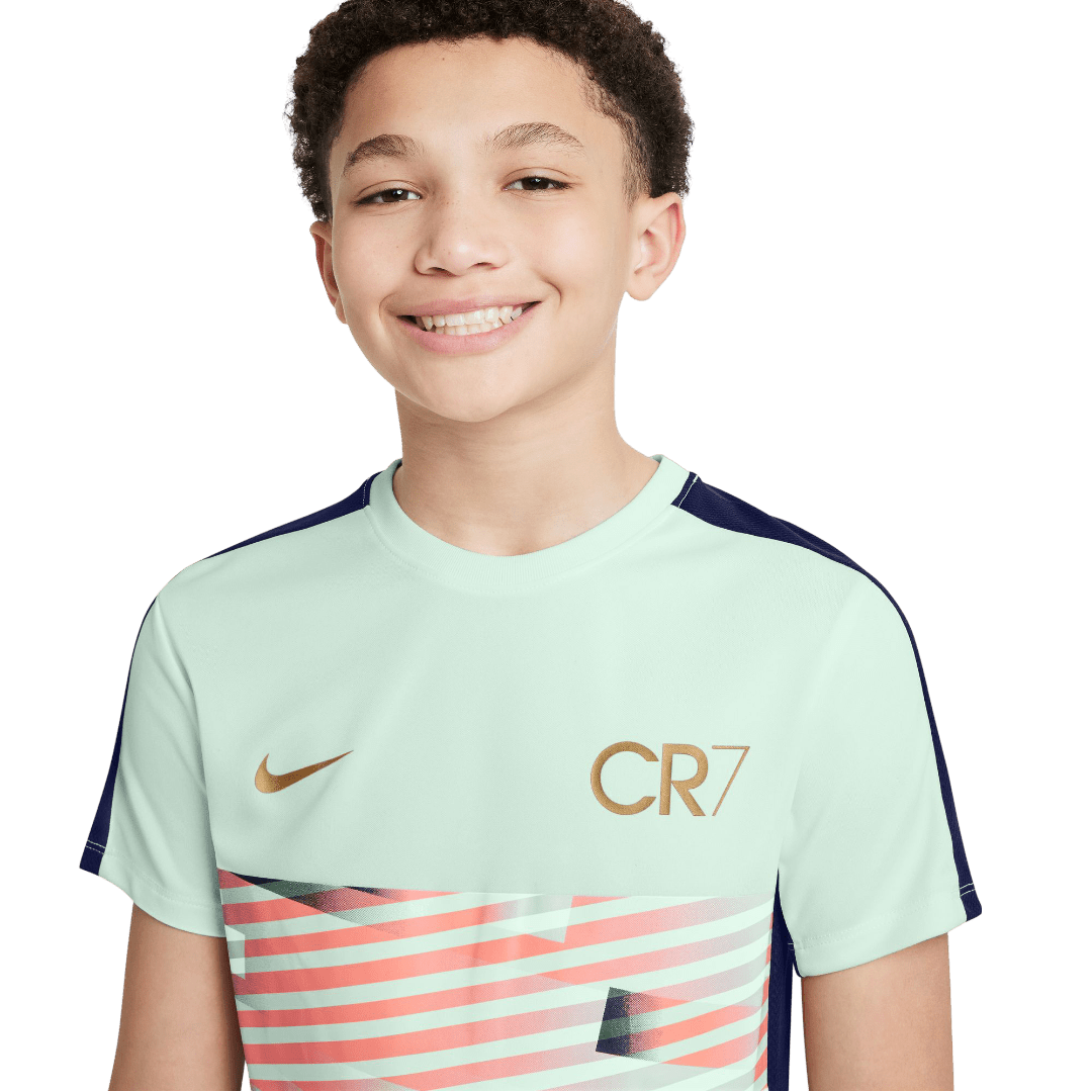 Nike CR7 Academy23 Big Kids' Dri-FIT Soccer Top - Barely Green