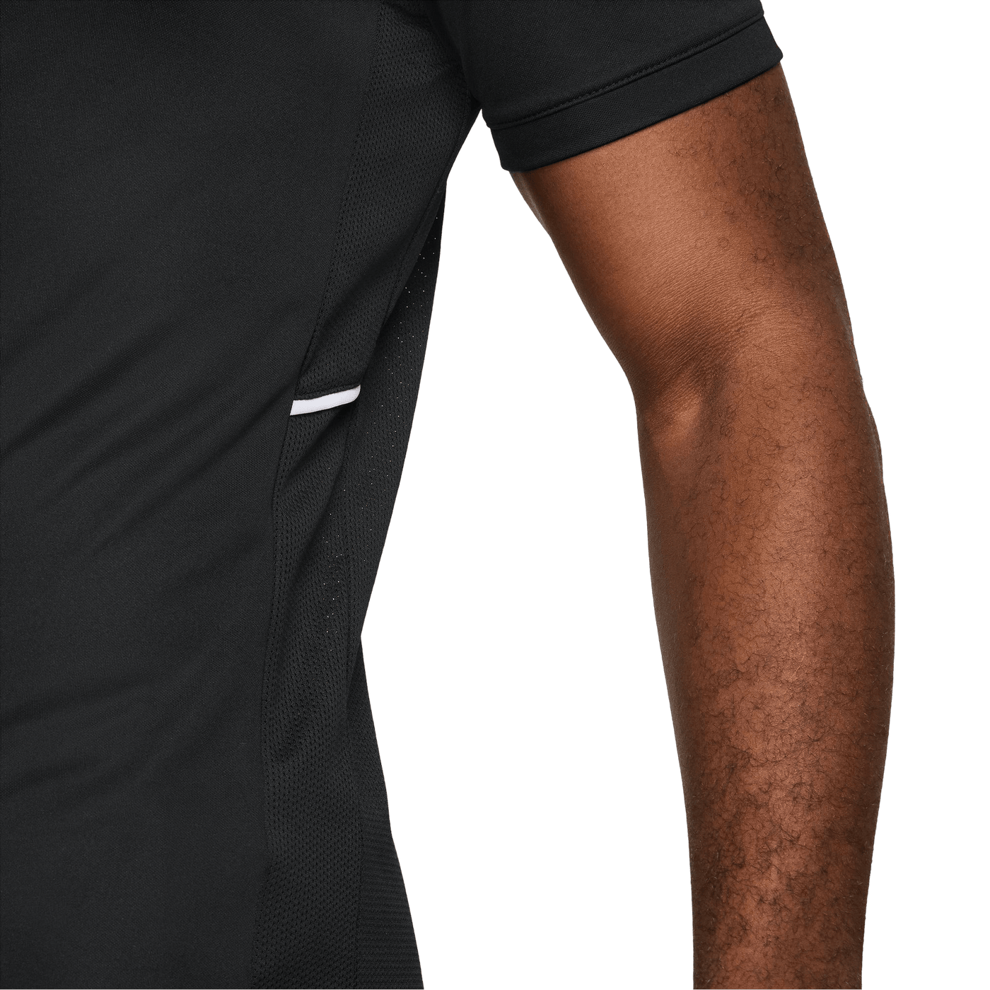 Nike Dri-Fit Academy Adults SS Football Top - Black/White