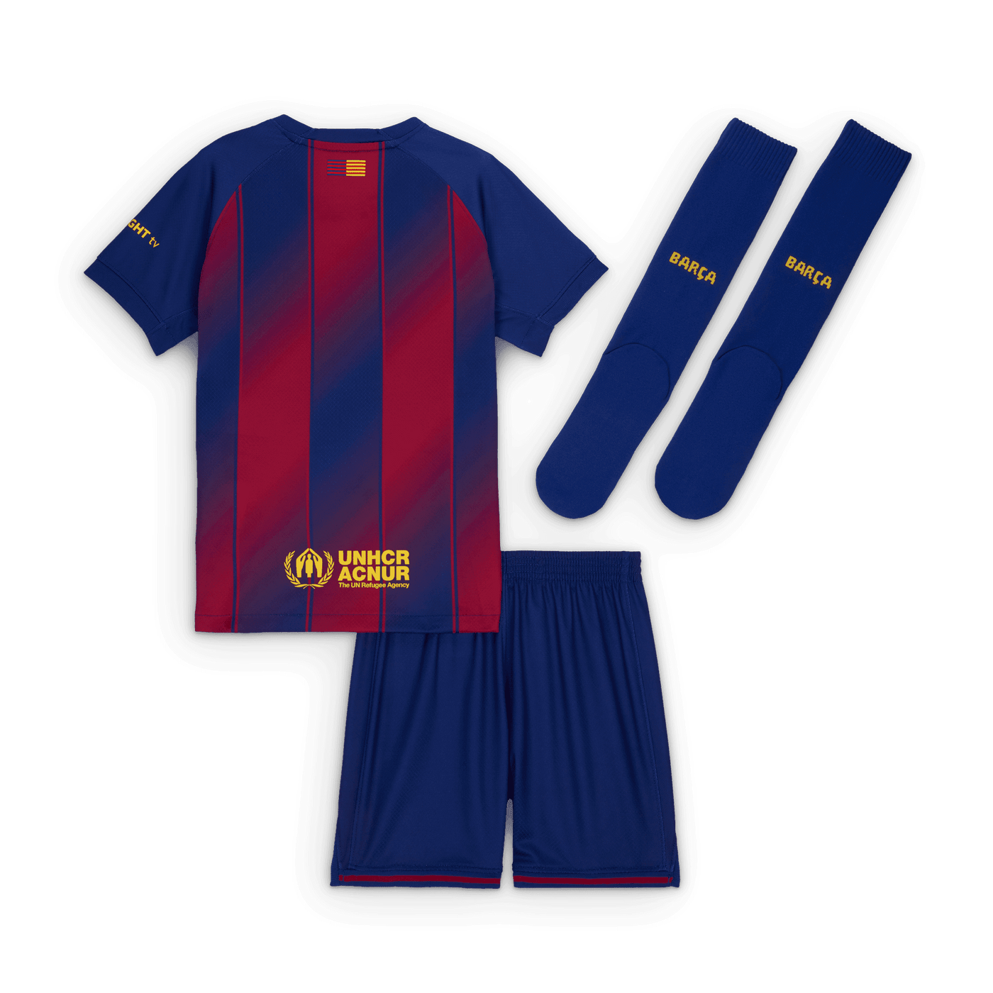 Barcelona FC Little Kids Home 3 Piece Kit 2025/26