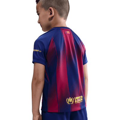 Barcelona FC Little Kids Home 3 Piece Kit 2025/26