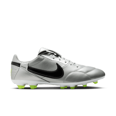 Nike Premier 3 FG Senior Football Boots - Metallic Silver