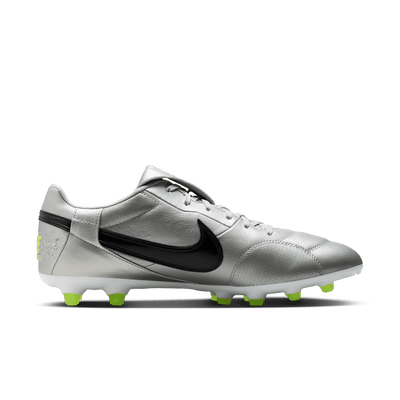 Nike Premier 3 FG Senior Football Boots - Metallic Silver